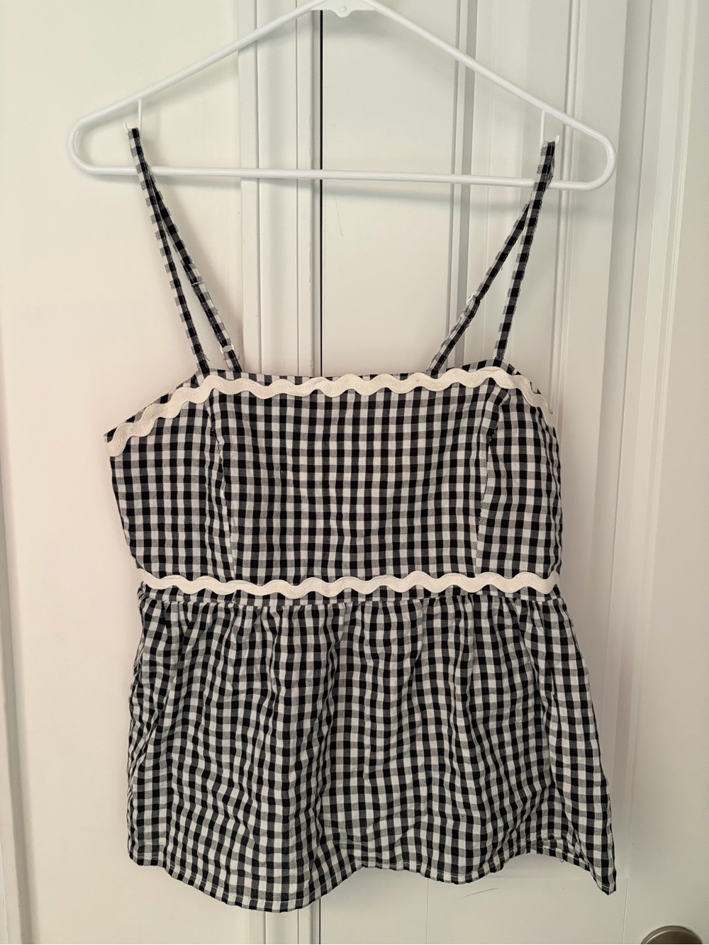 Gingham Tank Top - Flowy